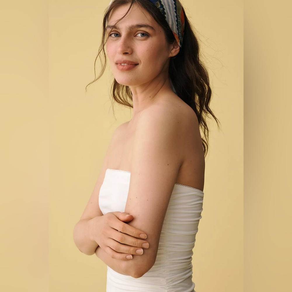 Anthropologie NIA Janay Strapless Bubble Mini Dress - Picture 4 of 9
